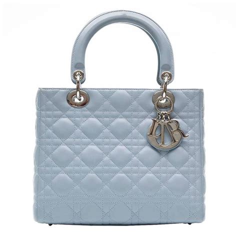 baby blue lady dior bag|lady dior bag sizes.